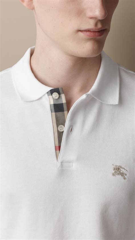 polo burberry manche longue|Burberry Designer Polo Shirts for Men: Short & Long Sleeves.